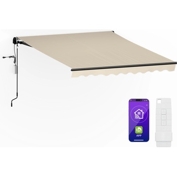 Blumfeldt CloudShade тента, Смарт контрол, UV защита, Стенен монтаж (PG1CloudSh2.5x2Be) (PG1CloudSh2.5x2Be)