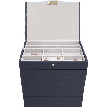 Stackers Ковчеже за бижута Stackers Pebble пет елемента cлassic морскосиньо (75999)