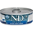 N & D CAT OCEAN Adult Tuna & Squid & Shrimps 80 g