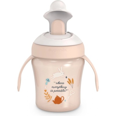 Suavinex Wonderland nerozlitný hrníček růžová 200 ml