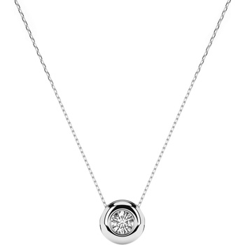 Cara Diamanti Колие от бяло злато с диамант Cara Diamanti K104-10007W (K104-10007W)