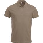 CLIQUE CLASSIC LINCOLN S/S / Мъжка поло риза от плътен памук - цвят кафе лате M (678244asz02)