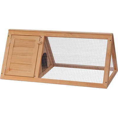 vidaXL Klec pro králíky dřevěná 98 × 50 × 41 cm jedlové dřevo 9799.170345