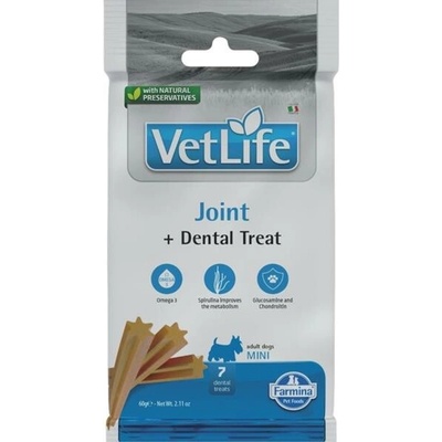 Vet Life Dog Dental Snack Joint Adult Mini 60 g