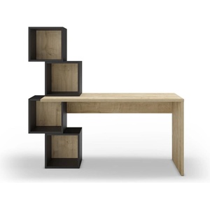 Marckeric Работна маса от декор от дъб 60x154 cm Cubik - Marckeric (17232)