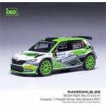 IXO Модели на автомобили и мотоциклети модел 1/43 Škoda Fabia Rally2 EVO - Rally Bohemia 2021 #1 Kopecky (TRS7746-4021)