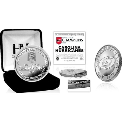 Highland Mint Pamětní mince Carolina Hurricanes NHL 2026 Stanley Cup Champions Limited Edition