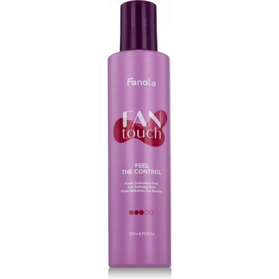 Fanola Fan Touch Feel The Control Fluid definujúci fluid pre vlnité a kučeravé vlasy 200 ml