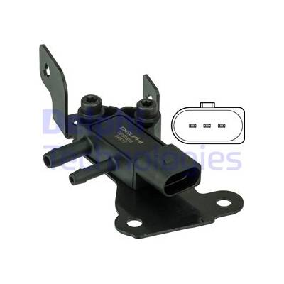Senzor, tlak výfukového plynu DELPHI DPS00005