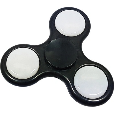 Fidget spinner LED černý