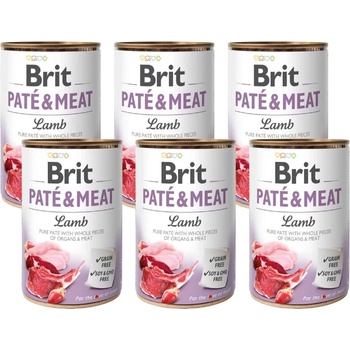 Brit Брит пате и агнеско месо 6x400г