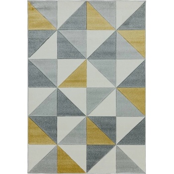 Makro Abra Sketch SK06 Geometrický vzor šedý žlutý