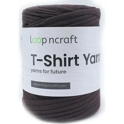 T-Shirt yarn Tmavě hnědá