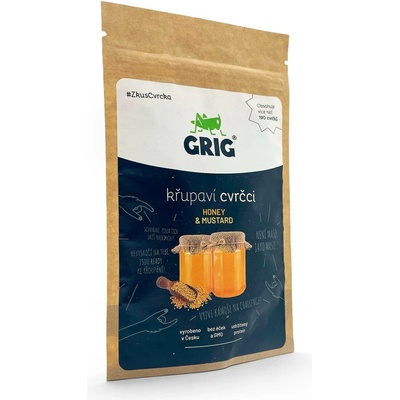 GRIG Sušenie cvrčky slanina & horčica 20 g