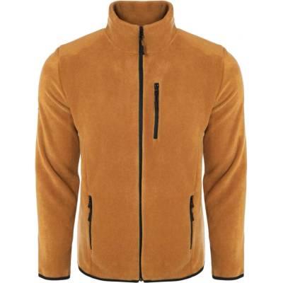 Dewberry 24601 5 Pocket Outdoor Full Zipper Fleece Jacket horčicová