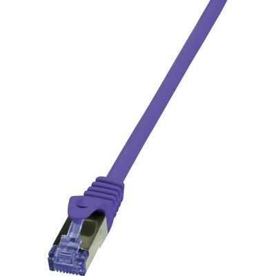 LogiLink CQ309VS RJ45 CAT 6A S/FTP 10m fialový