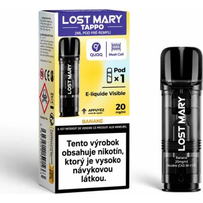 Lost Mary Tappo Banana POD náplň 2 ml 20 mg