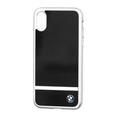 Púzdro BMW Signature Aluminium Stripe Hard Case Apple iPhone X XS čierne