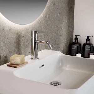 Ideal Standard Смесител за умивалник Ideal Standard Atelier Joy, гланциран хром, с изскачащ вентил (BC775AA)