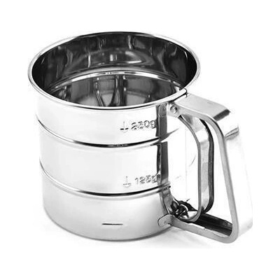 Sítko na mouku a moučkový cukr, nerezová ocel, 250 ml, 1605POR002