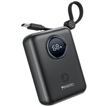 YESIDO YP64 10000 mAh Power Bank 22.5W черен
