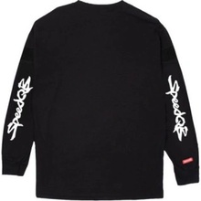 Speedqb supra tričko bílá logo černá