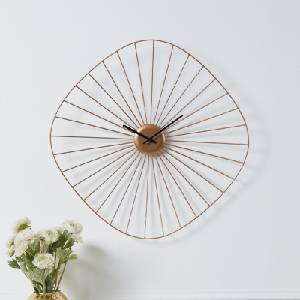 EGLO 425517 - Стенен часовник MATSUMOTO 1xAA 60x60 cm златен (EG425517)