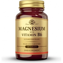 Solgar Hořčík plus vitamín B6 100 tablet
