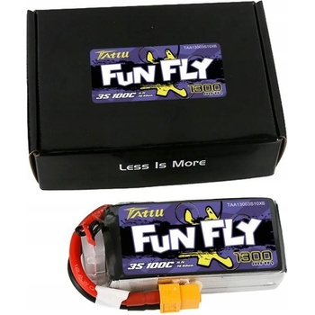 TATTU FunFly LiPo Series 3S 3S1P 100C XT60 Plug 11,1V 1300 mAh