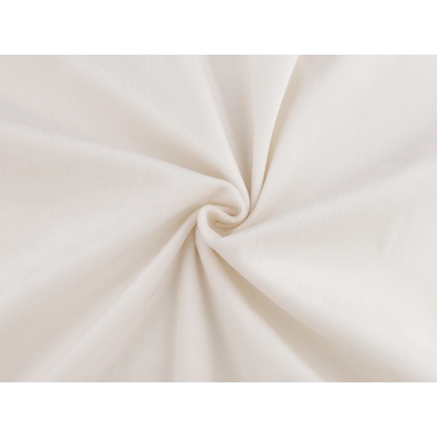 Prima-obchod Samet / velvet hladký šíře 280 cm, barva 11 (260 g/m²) krémová nejsvět.