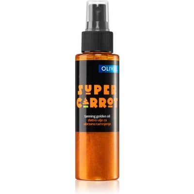 Olival SUPER Carrot Golden Oil масло със златисти частици за ускоряване на тена 100ml