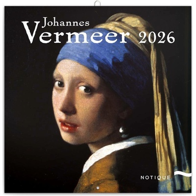 NOTIQUE Poznámkový Johannes Vermeer 30 x 30 cm 2026