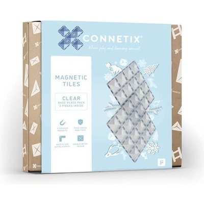 CONNETIX Sada 2 magnetických podložiek Clear