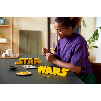 Image 1 of LEGO® Star Wars™ - Brick-Built Star Wars Logo (75407)