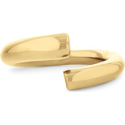 Calvin Klein Pozlacený prsten z oceli Spiral 35000767