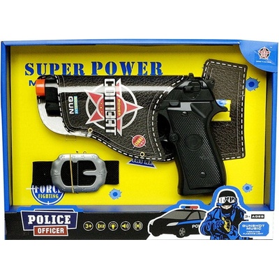 Mac Toys policajná pištoľ s opaskom