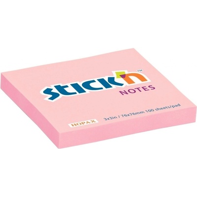Hopax Stick'n Pastel Notes růžový 76 x 76 mm 100 listů – Zboží Živě