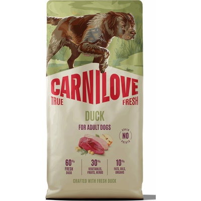 Carnilove True Fresh Dog Duck for Adult All Breeds 12 kg