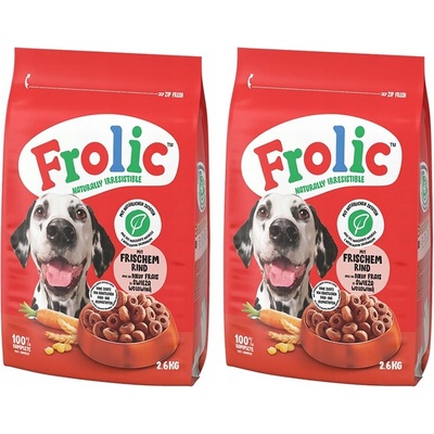 Frolic Complete s hovězím masem obilovinami a zeleninou 2,8 kg