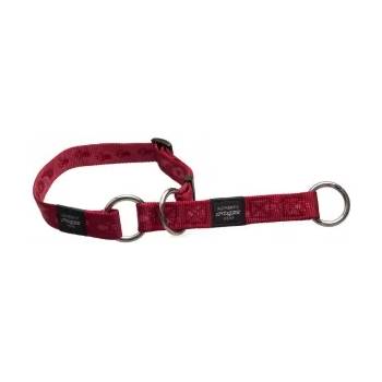 Rogz Half-Check Collar Medium -Регулируем нашийник тип душач за кучета 1.6 мм/-26-40 см. червен