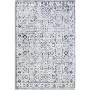Elle Decoration Светлосин килим 80x150 cm Saveh Cream Blue - Elle Decoration (106042-80x150)