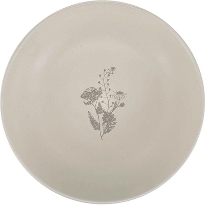 Clay Keramický hluboký talíř Cream Charm 22cm, smetanová/taupe