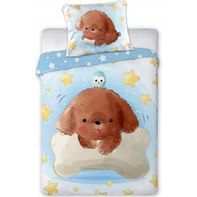 Faro obliečky Šteniatko bavlna 100 x 135 cm 40 x 60 cm