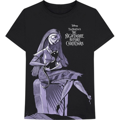 Disney tričko The Nightmare Before Christmas Sally Jumbo čierne