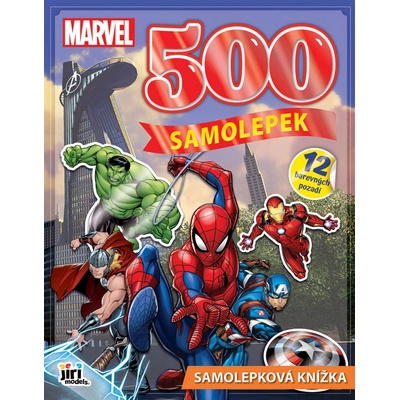 Jiri Models Samolepková knížka 500 samolepek Marvel 3869 4