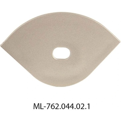 ML-762.044.02.1 Koncovka pro RL s otvorem, stříbrná barva, 1 ks