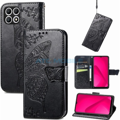 Shield4U T Phone 2 5G 2024 Butterfly Flower Texture fialové