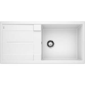 BLANCO Metra XL 6 - Мивка от Silgranit, 100x50 см, с регулиране на оттока, бяла 515280 (515280) Мивка за вграждане