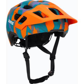 uvex Детска велосипедна каска UVEX React Jr papaya camo matt