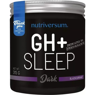 Nutriversum Dark GH+ Sleep, касис, 315 g, Nutriversum
